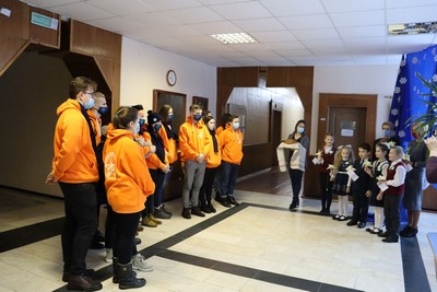 Участников патриотического проекта «Зимний маршрут» 30 января встречали в Чаусах