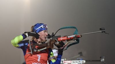 Динара Алимбекова заняла 2-е место в гонке преследования на этапе КМ по биатлону в Чехии