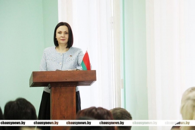 Обсудили аспекты Послания Президента &mdash; Анна Подворная встретилась с коллективом Чаусского УКП Жилкомхоз