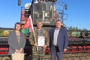 Жатва в Чаусском районе завершается, на финишной прямой добавляется число тысячников