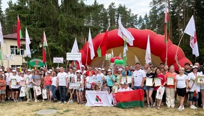 Третье место в 3-м областном туристическом слете Белой Руси заняла команда Чаусского района