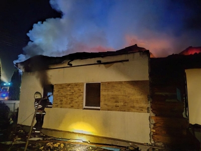 В Волковичах Чаусского района 28 сентября горел дом
