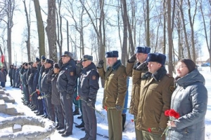 23 февраля в Чаусах прошел митинг в честь Дня защитников Отечества