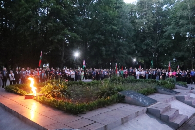 В Чаусах почтили память жертв Великой Отечественной войны и геноцида белорусского народа