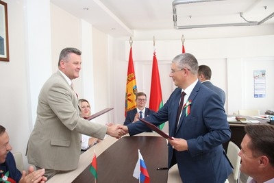 Между Чаусским районом и российским Десногорском подписано Соглашение о сотрудничестве