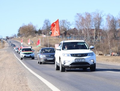 Митинг-реквием и автопробег в Чаусском районе в память жертв Хатыни