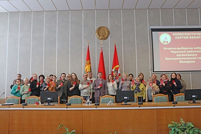 Кто возглавил Чаусскую организацию Коммунистической партии Беларуси?