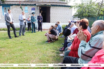 В деревне Петуховка Чаусского района прошёл сельский сход
