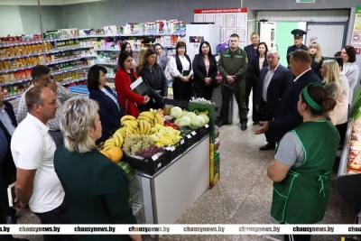Красота в подъездах, новые архитектурные формы. Что увидели участники совещания День Совета в агрогородке Каменка