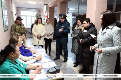 В Чаусском районе прошли командно-штабные учения по отработке эвакуации населения
