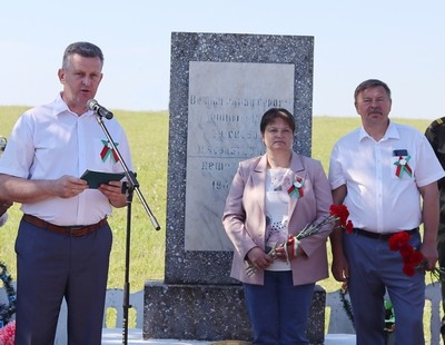 Перезахоронение останков советских воинов в аг.Дужевка
