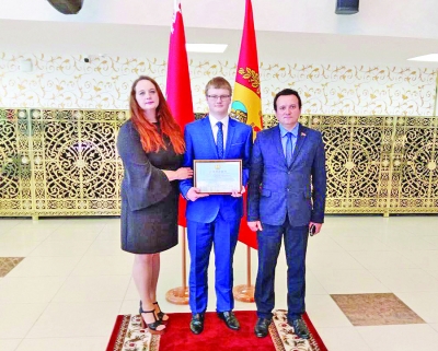 Алексей Рагуев из Радомля Чаусского района признан лучшим студентом вуза